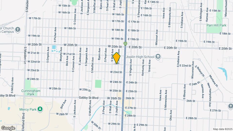 2202 S Joplin Ave Map and Location Details