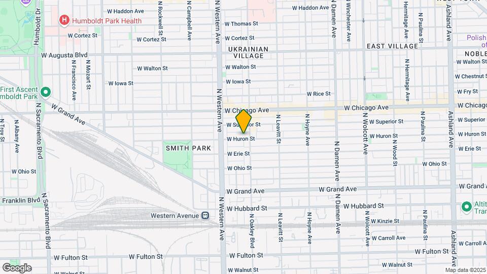 2310 W Huron St Map and Location Details
