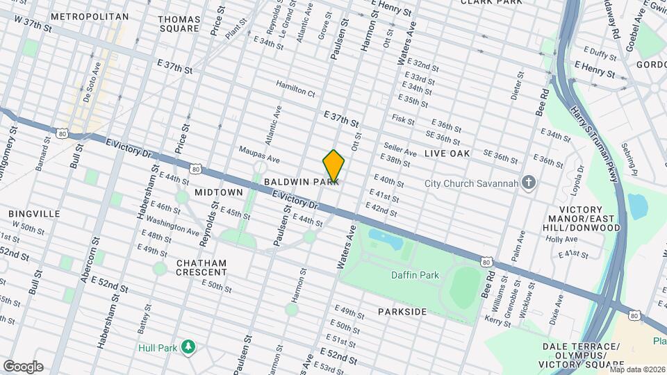 910 E 41st St Map and Location Details