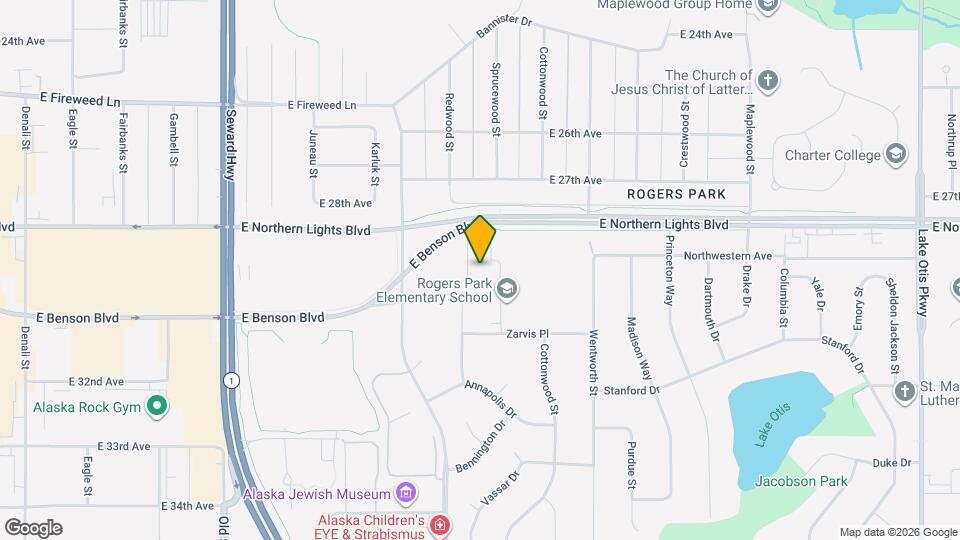 2843 Redwood Pl Map and Location Details