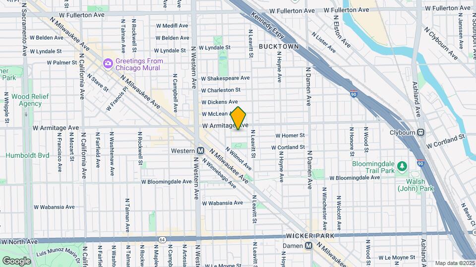2232 W Homer St Map and Location Details
