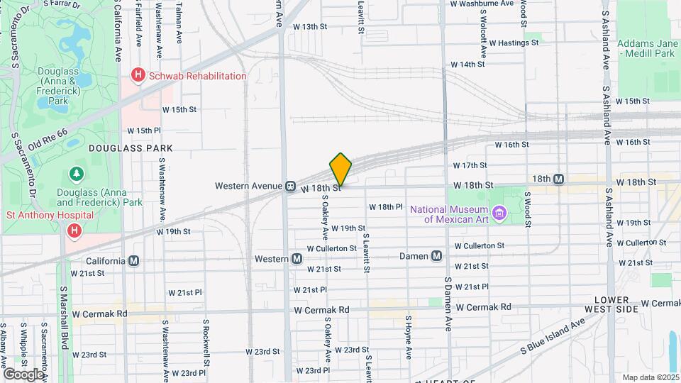 2237 W 18th St, Unit 1 Map and Location Details