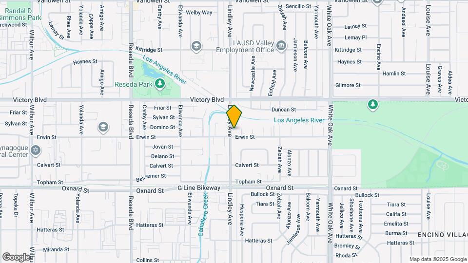6308 Lindley Ave Map and Location Details