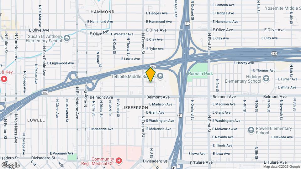 2539 E White Ave Map and Location Details