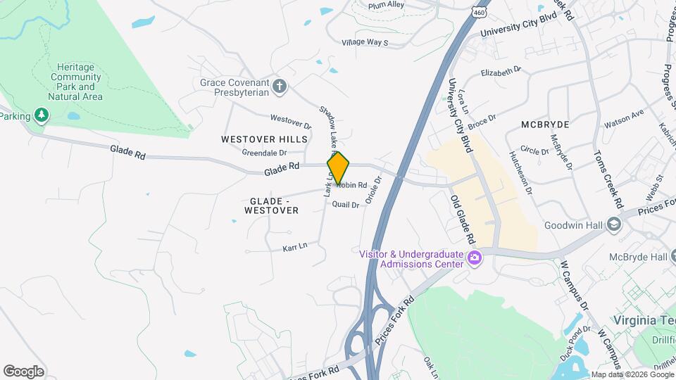 1105 Robin Rd Map and Location Details