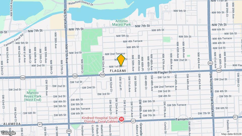91 NW 51st Pl, Unit 91B Map and Location Details