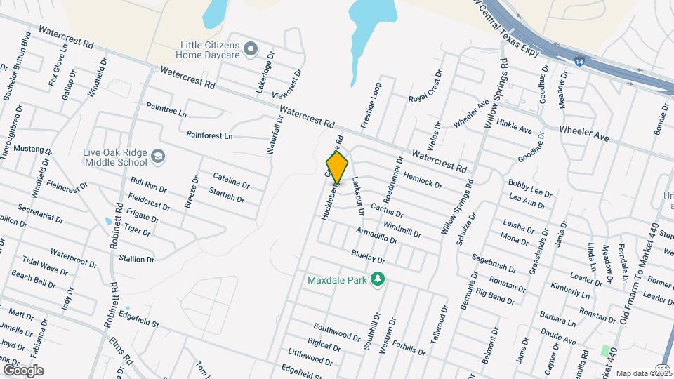 2911 Bluebonnet Dr Map and Location Details