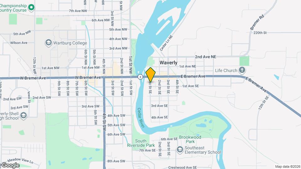 125-127 1st St SE Map and Location Details
