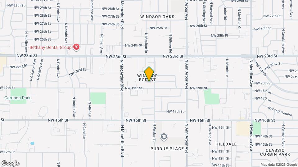 5108 NW 19th Terrace Map and Location Details