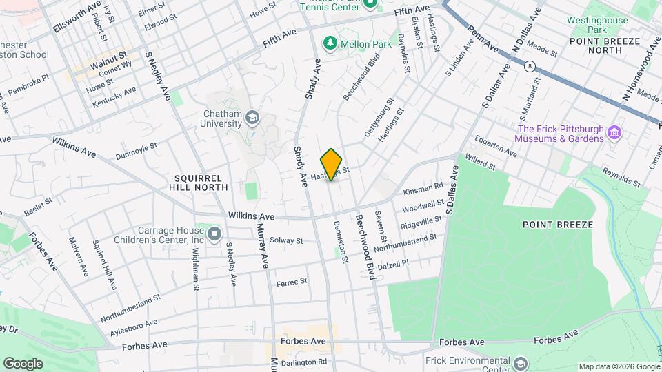 1315 Denniston St Map and Location Details