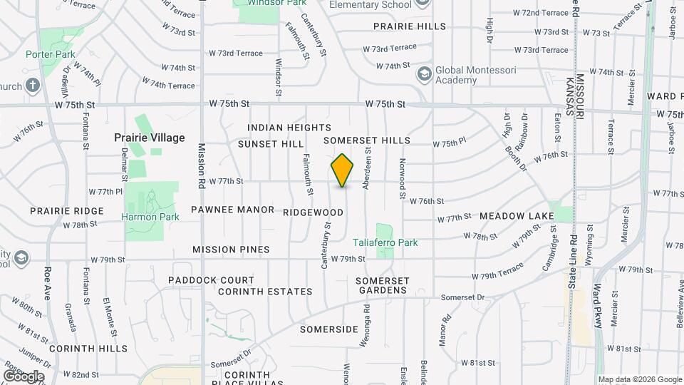 7710 Chadwick St Map and Location Details