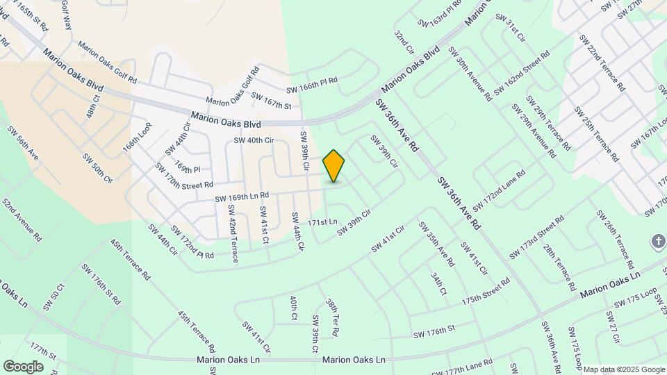 3875 SW 169th Ln Rd Map and Location Details