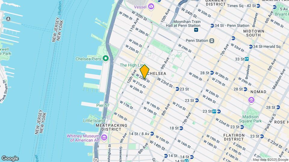 434-436 W 22nd St Mapa y Detalles de la Ubicación