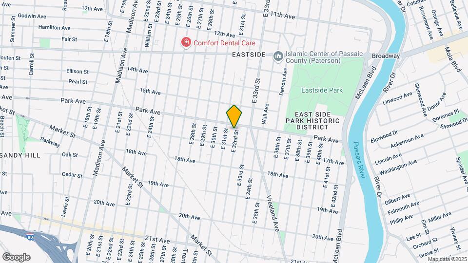 342-346 E 32nd St Map and Location Details