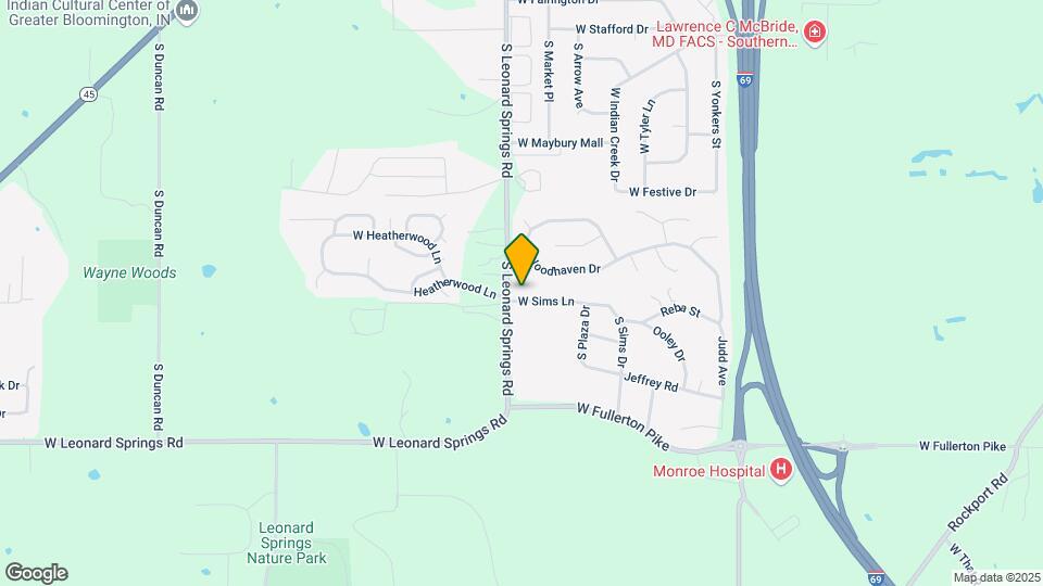 3908 W Sims Ln Map and Location Details
