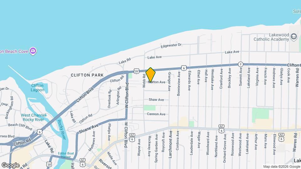 17469 Norton Ave Map and Location Details