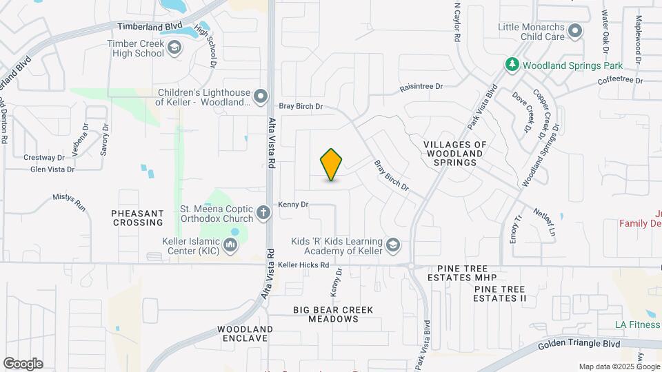 3849 Cedar Falls Dr Map and Location Details