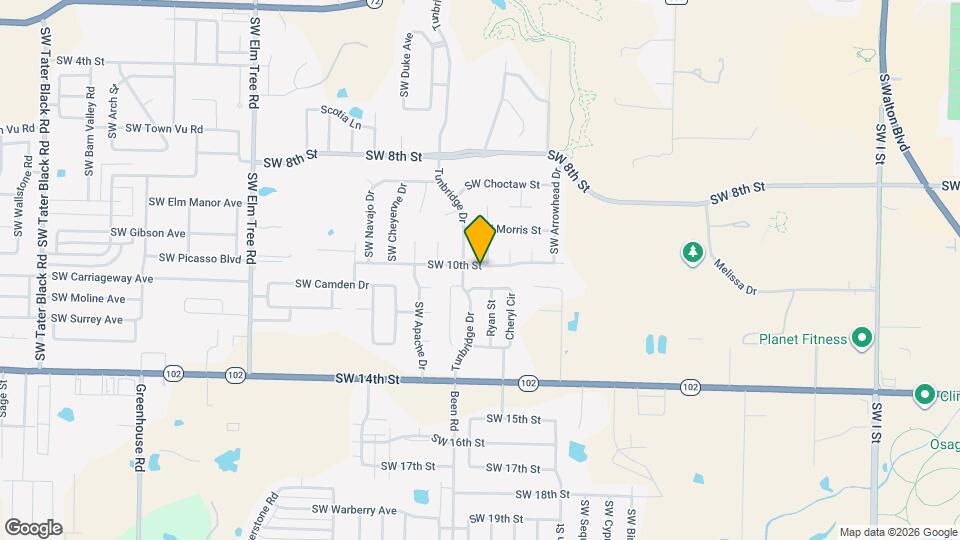 2503 SW 10th St Map and Location Details