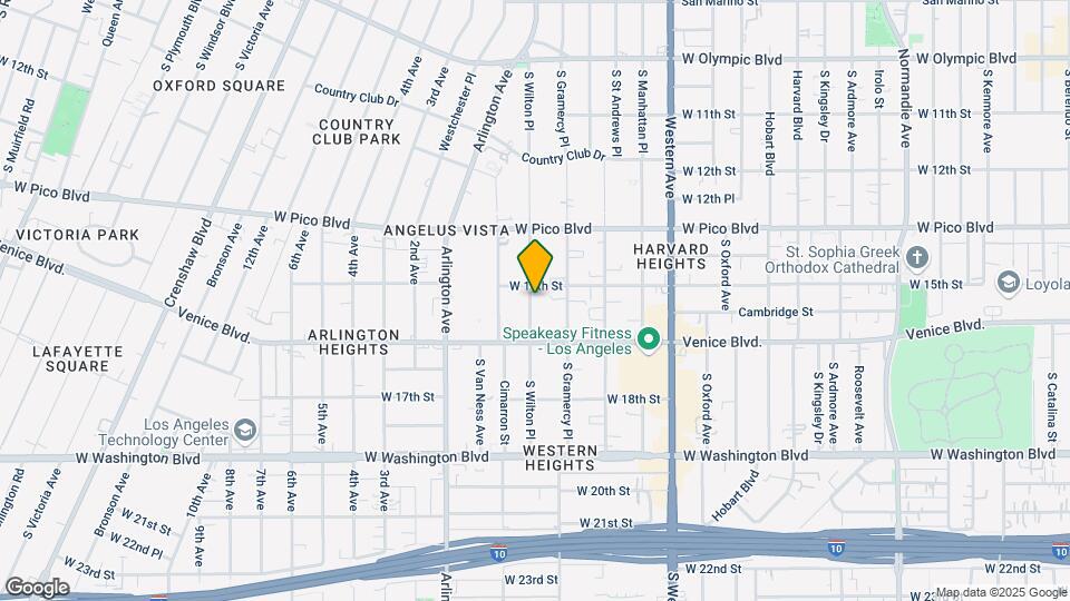 1516 S Wilton Pl Map and Location Details