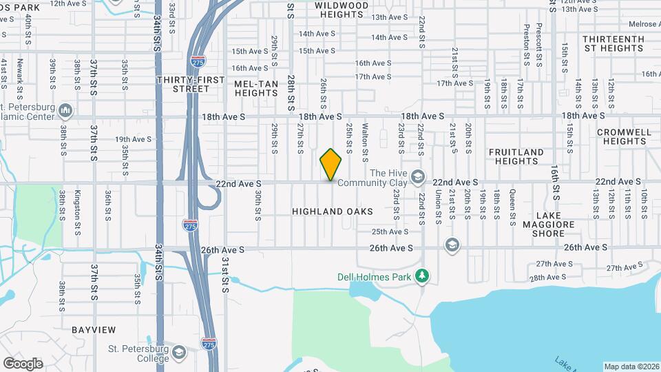 2201 26th St S Map and Location Details