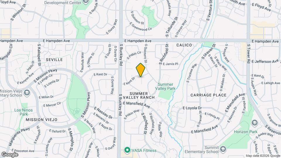 3761 S Pitkin Ct Map and Location Details