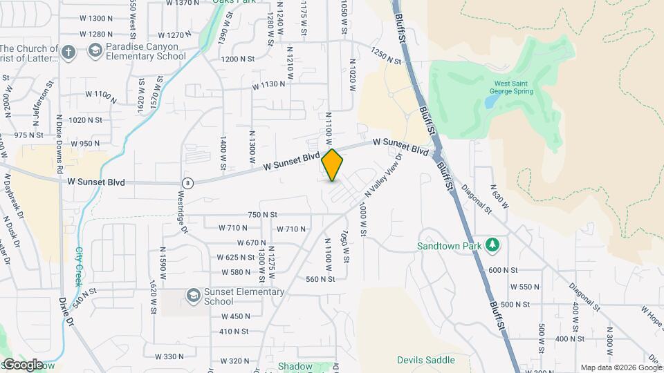 781 N Valley View Dr Map and Location Details