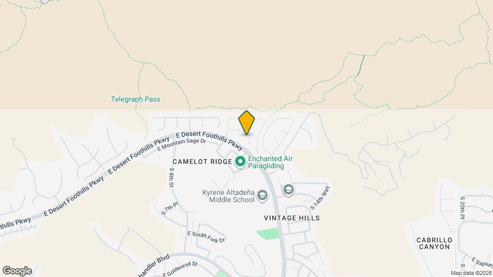 14206 S 12th Pl Map and Location Details