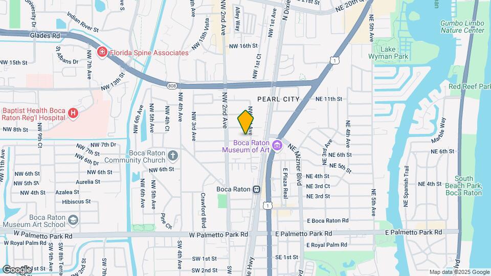 117 NW 8th St Map and Location Details