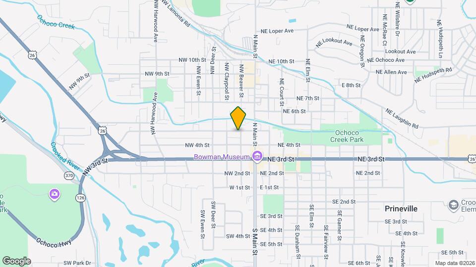 491 NW Beaver St Map and Location Details