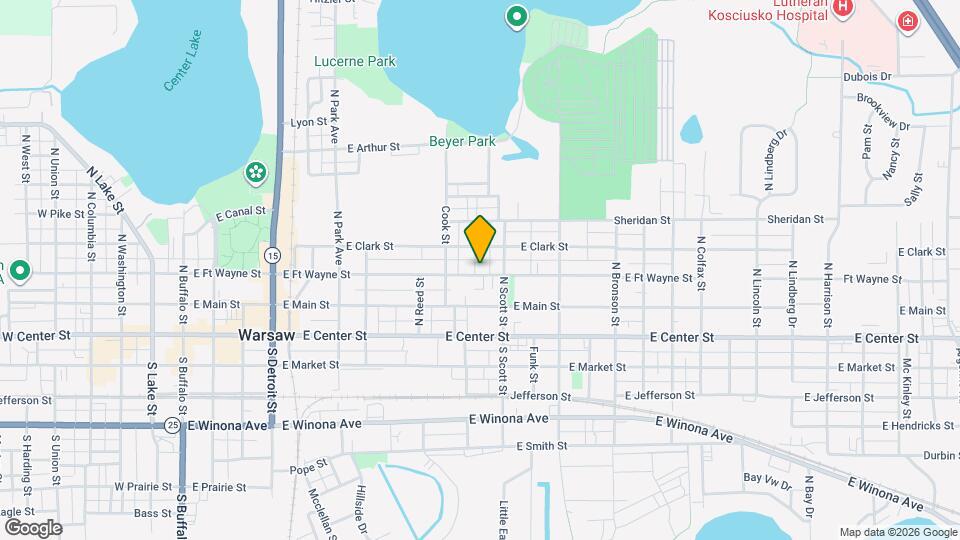 935 E Fort Wayne St Map and Location Details