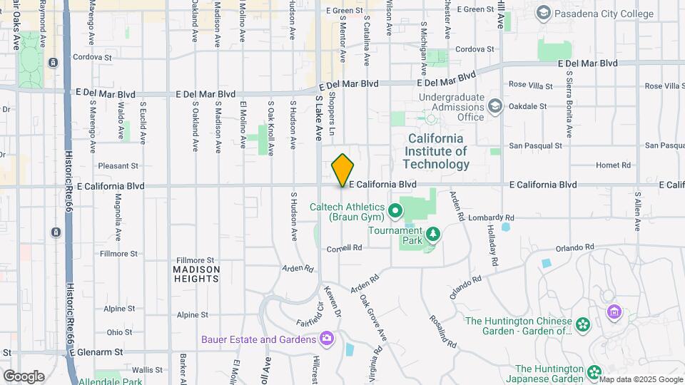 594 S Mentor Ave Mapa y Detalles de la Ubicación