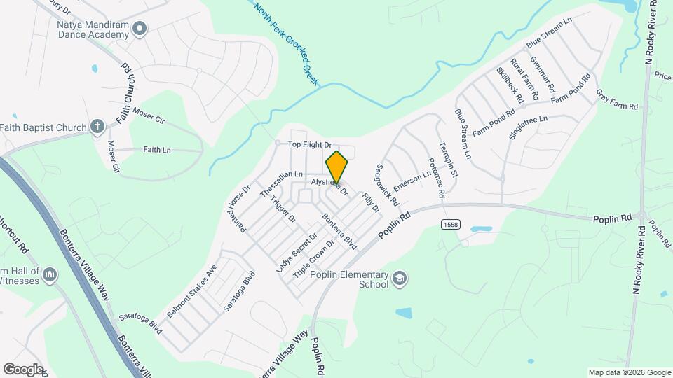 5119 Alysheba Dr Map and Location Details