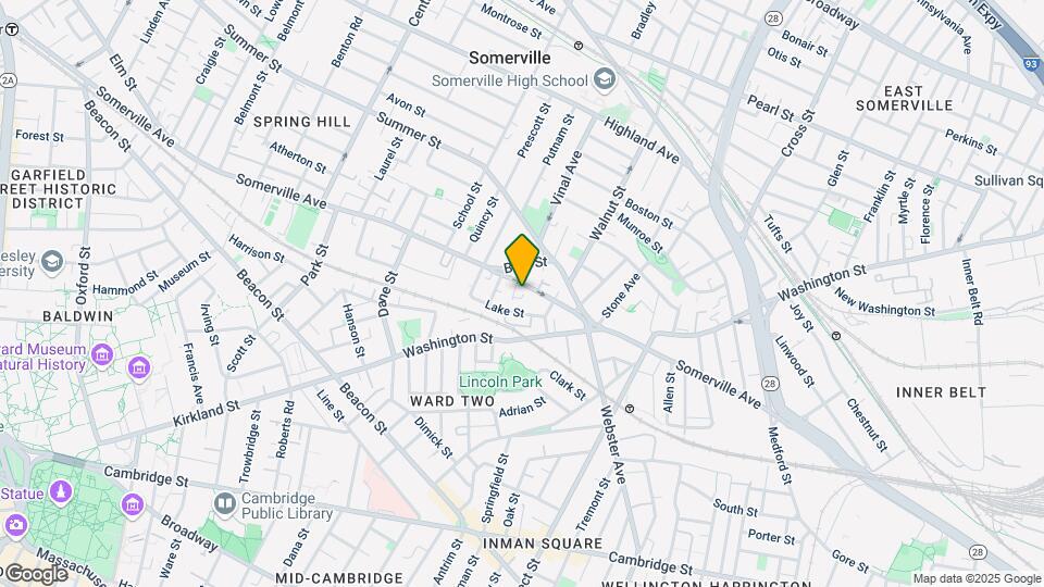 356 Somerville Ave, Unit 3 Map and Location Details