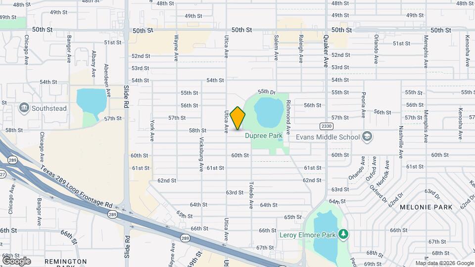 4711 58th St Map and Location Details