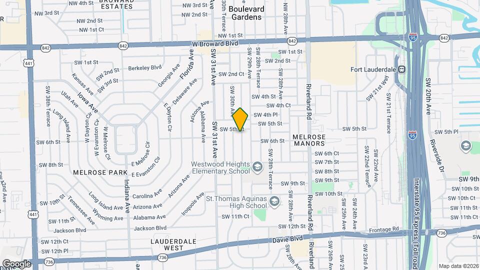 571 SW 29th Terrace Map and Location Details