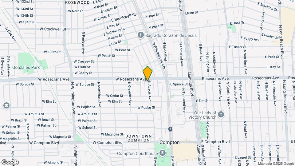 955 N Acacia Ave Mapa y Detalles de la Ubicación
