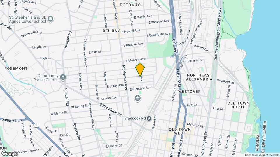 1318 Dewitt Ave Map and Location Details