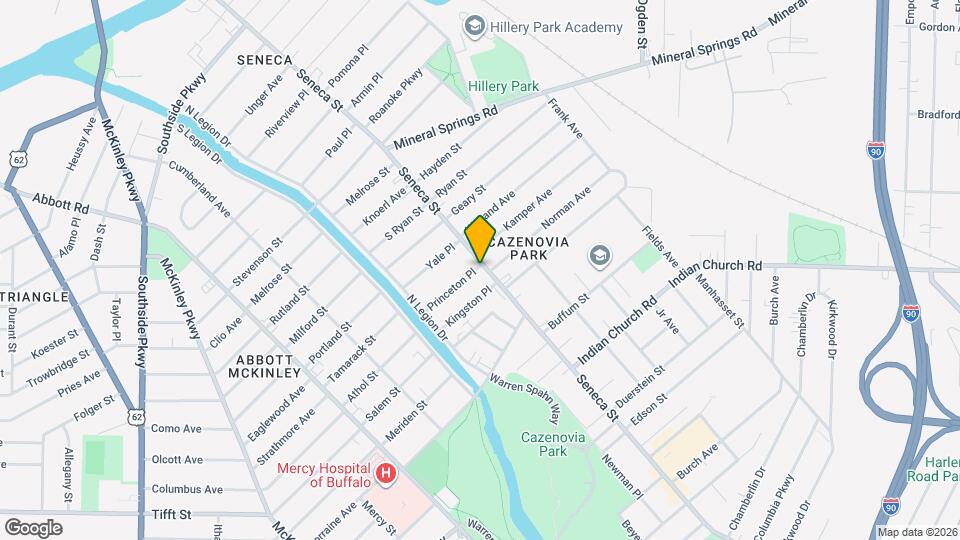 2111 Seneca St Mapa y Detalles de la Ubicación