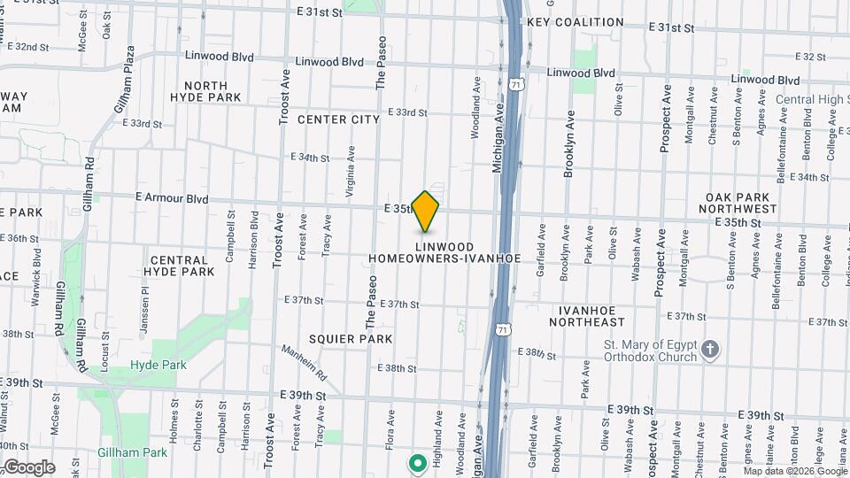 3525 Wayne Ave Map and Location Details