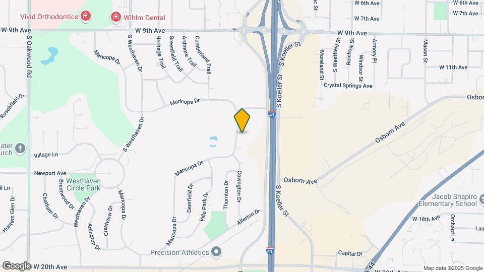 1430 Maricopa Dr Map and Location Details