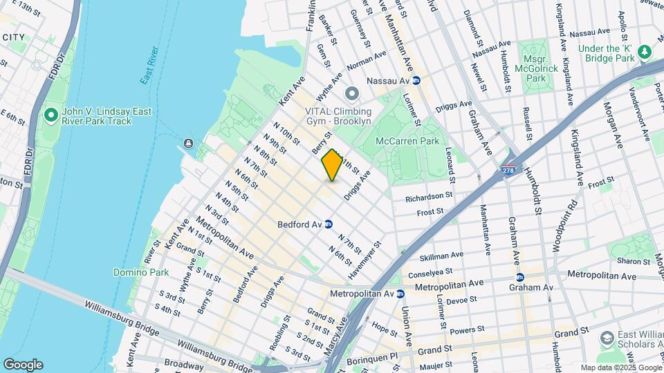 167 N 9th St Mapa y Detalles de la Ubicación