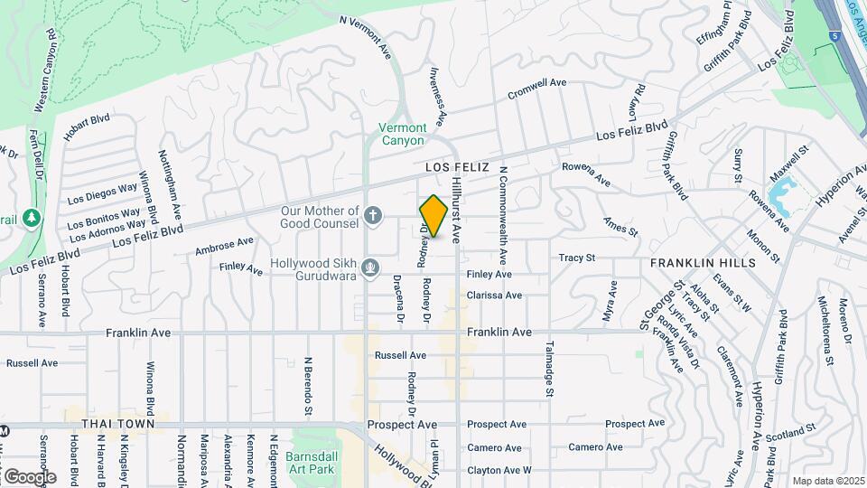2040 Rodney Dr Mapa y Detalles de la Ubicación