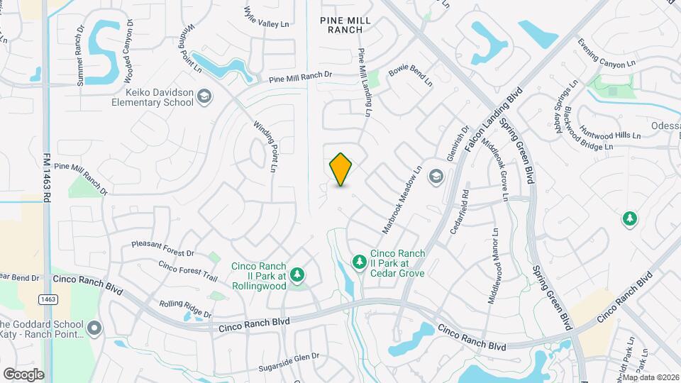 26406 Harmony Mill Ct Map and Location Details
