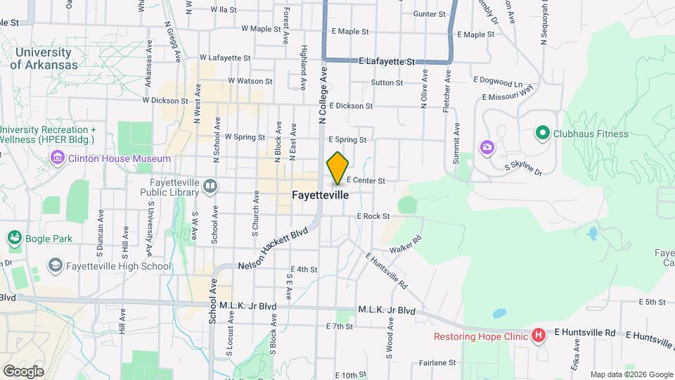 116 E Mountain St Map and Location Details