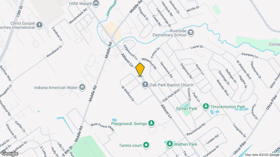 1202 E Walford Dr, Unit #07 Map and Location Details