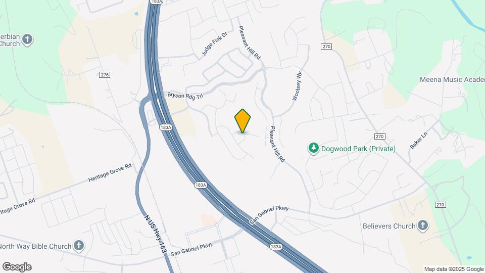 625 Lindheimer Ln Map and Location Details