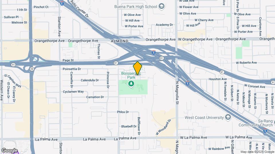 1409 N Roundtree Ln Map and Location Details