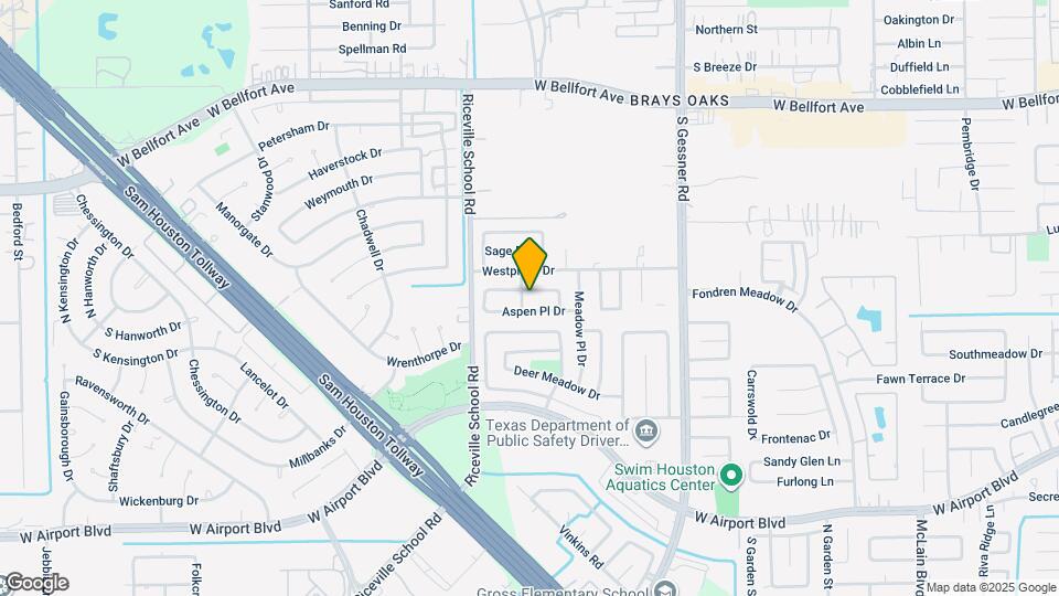 8835 Aspen Meadow Dr Map and Location Details
