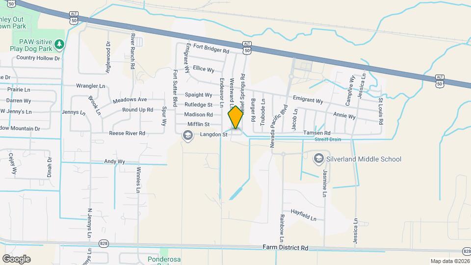 1869 Westward Ln Map and Location Details