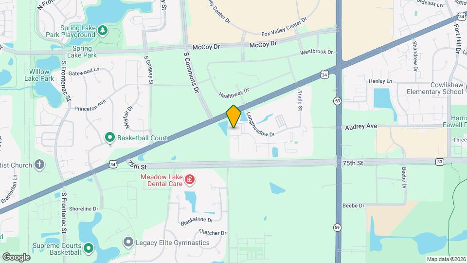 4117 Landing Dr Map and Location Details